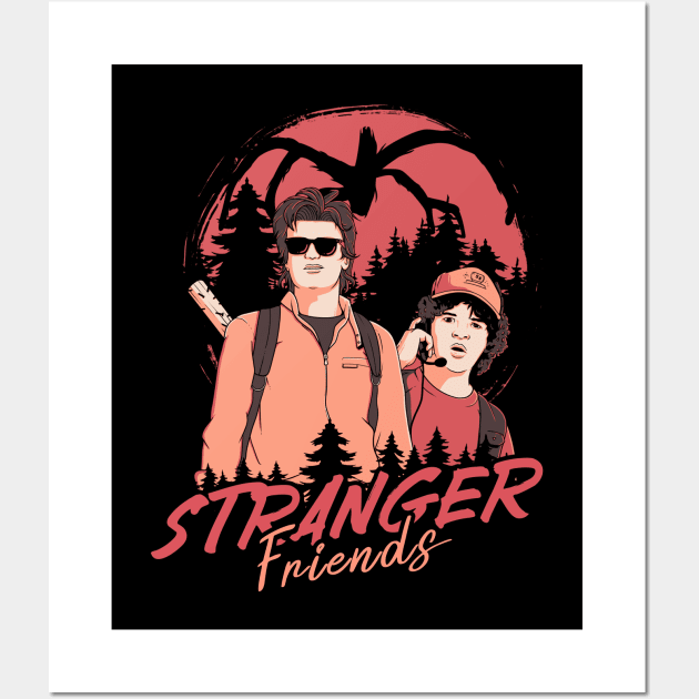 Stranger Friends Wall Art by NathanRiccelle